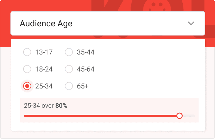 Filter by Follower's Age